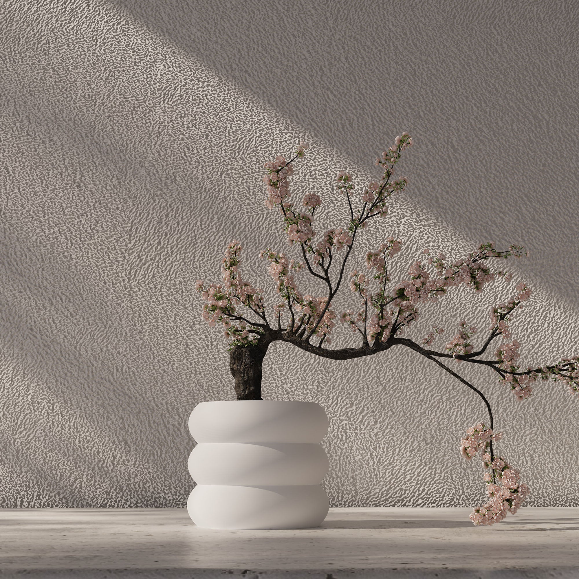 White 'Versailles' Indoor Planter Pot: Japandi Home Decor